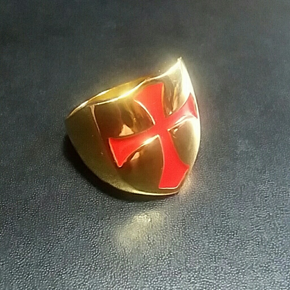 🇬🇪Knights Templar Cross Ring🕇
